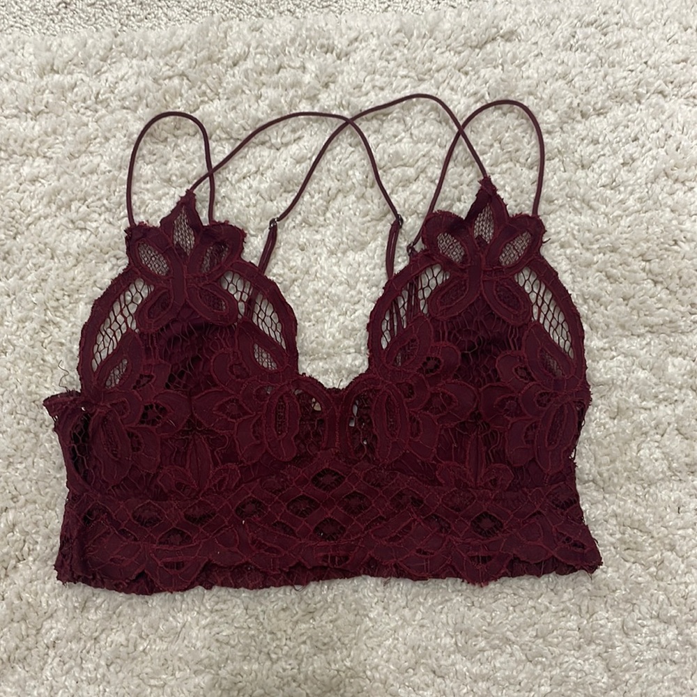 Free People Adella Longline Bralette